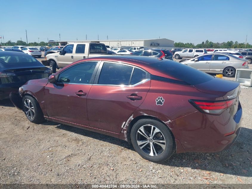 2020 Nissan Sentra Sv VIN: 3N1AB8CV5LY250951 Lot: 40442704