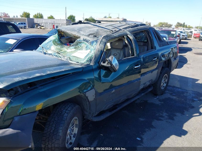 2002 Chevrolet Avalanche 1500 K1500 VIN: 3GNEK13T12G350464 Lot: 40442715