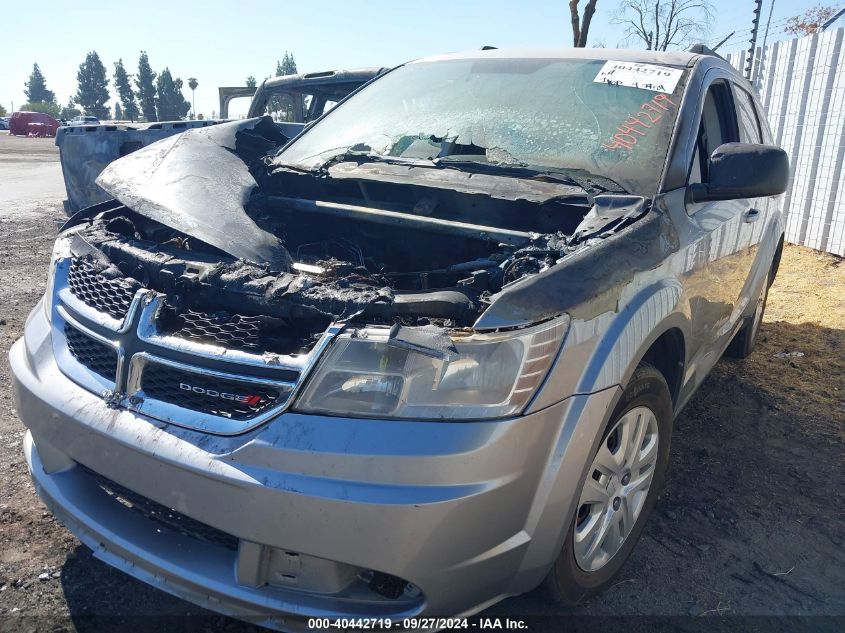 2017 Dodge Journey Se VIN: 3C4PDCAB2HT538766 Lot: 40442719