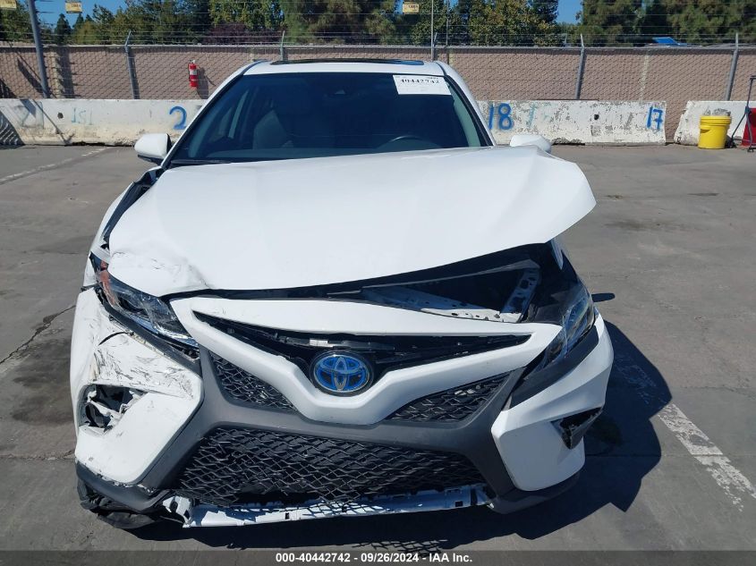 2019 Toyota Camry Hybrid Se VIN: 4T1B21HK5KU518272 Lot: 40442742