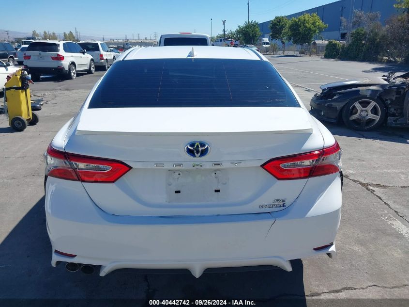 2019 Toyota Camry Hybrid Se VIN: 4T1B21HK5KU518272 Lot: 40442742