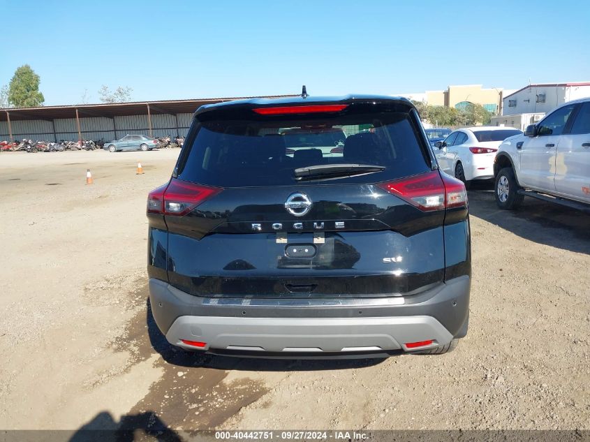 2021 Nissan Rogue Sv Fwd VIN: JN8AT3BA4MW000187 Lot: 40442751