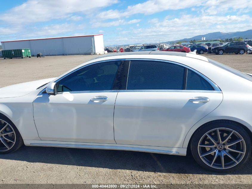 2018 Mercedes-Benz S 560 4Matic VIN: WDDUG8GB8JA393217 Lot: 40442800