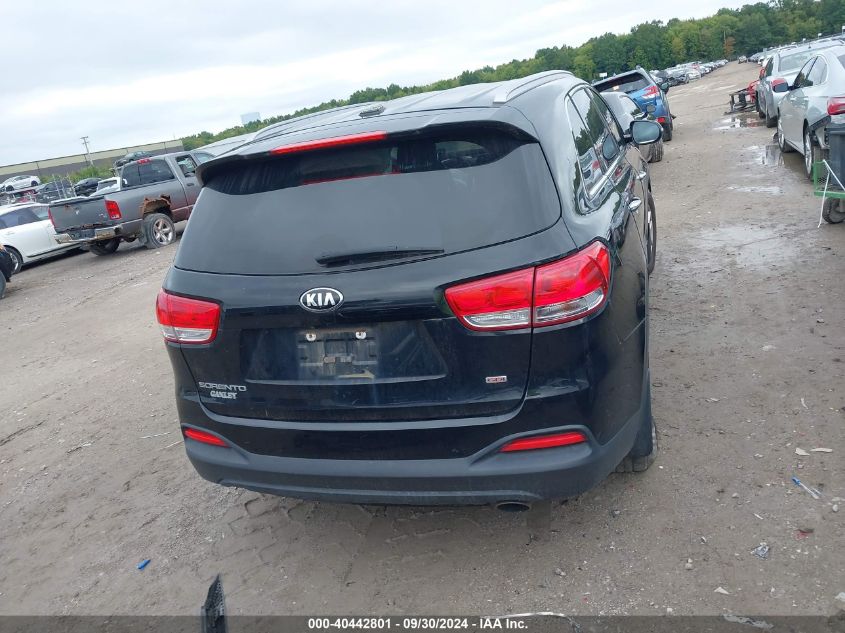 2018 Kia Sorento Lx/L VIN: 5XYPGDA38JG424256 Lot: 40442801