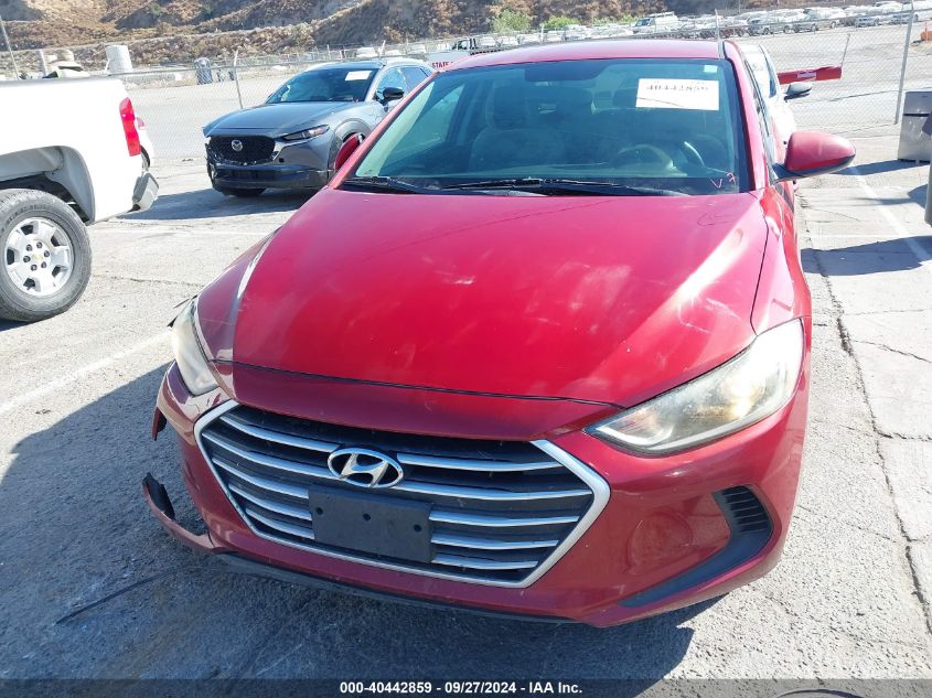 2017 Hyundai Elantra Se VIN: KMHD74LF0HU353505 Lot: 40442859