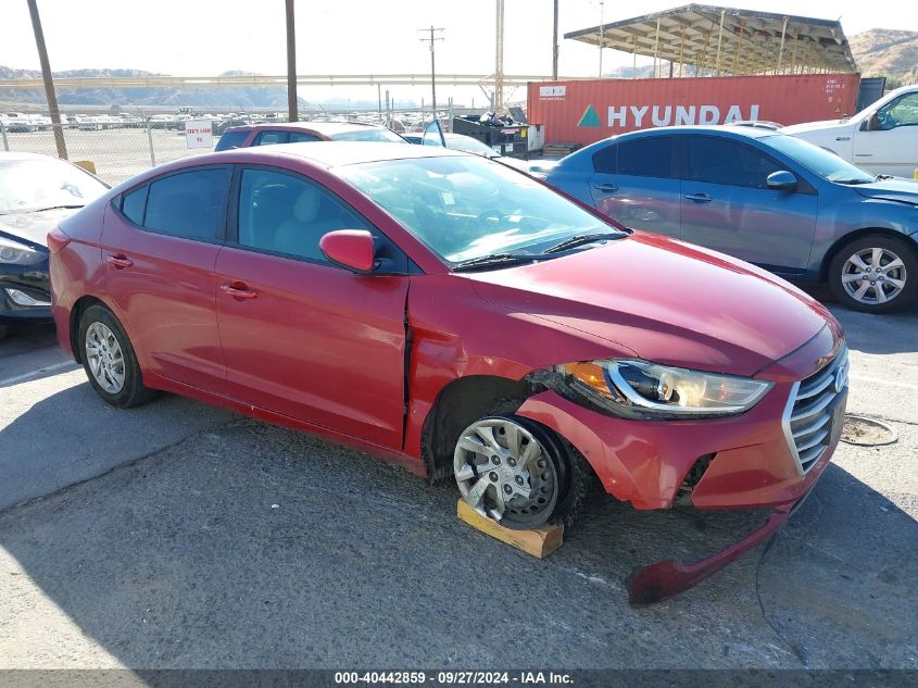 2017 Hyundai Elantra Se VIN: KMHD74LF0HU353505 Lot: 40442859