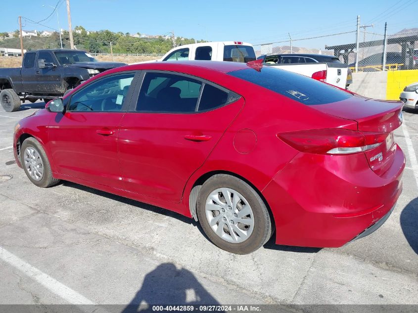 2017 Hyundai Elantra Se VIN: KMHD74LF0HU353505 Lot: 40442859