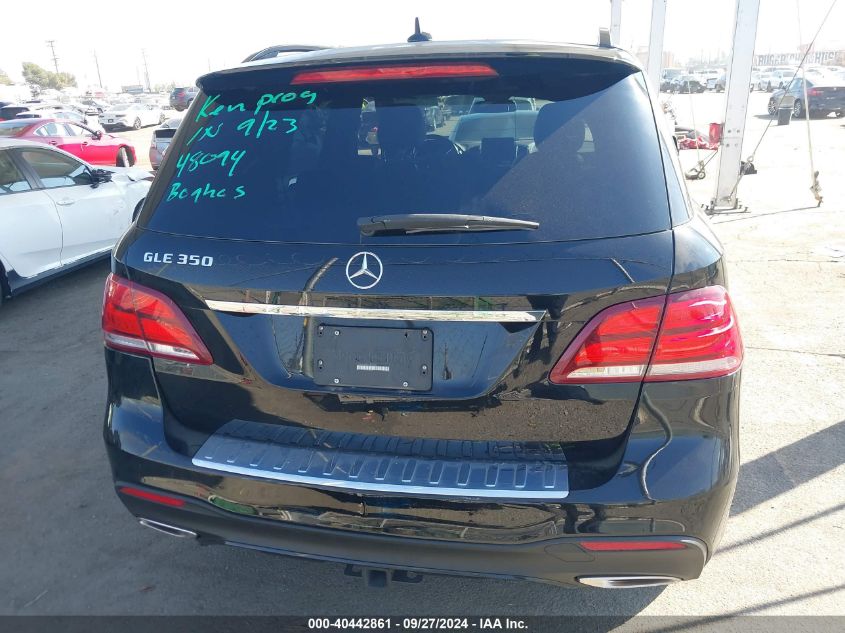 2016 Mercedes-Benz Gle 350 VIN: 4JGDA5JB8GA800573 Lot: 40442861