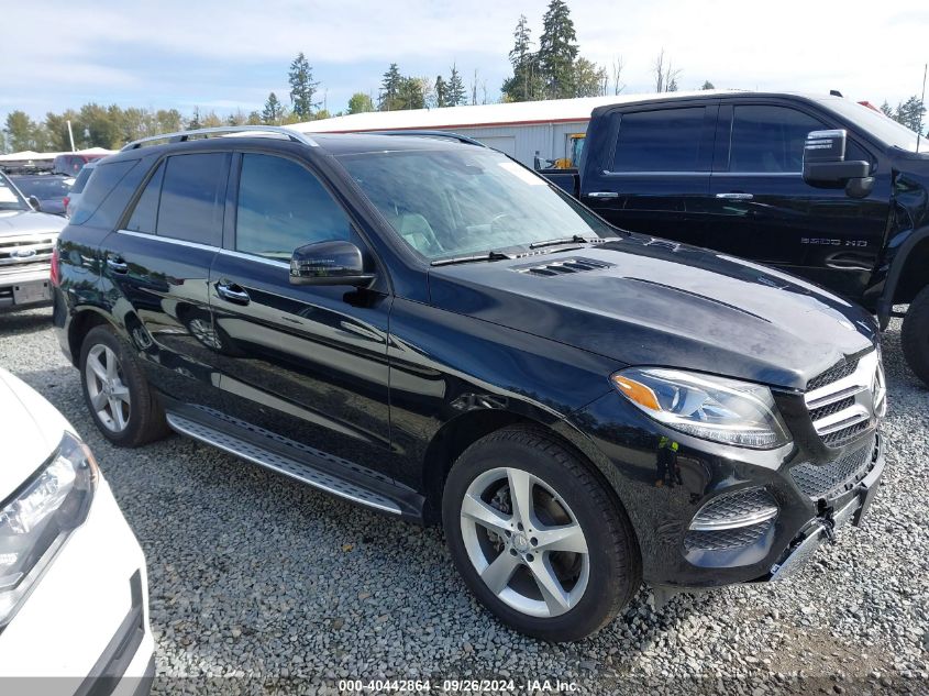 2016 Mercedes-Benz Gle 350 VIN: 4JGDA5JB5GA801020 Lot: 40442864