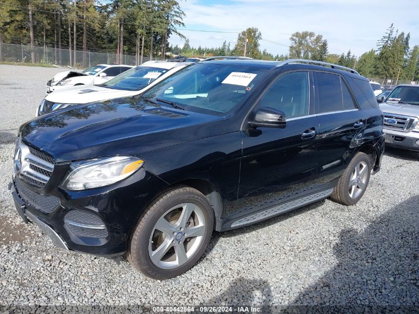 2016 Mercedes-Benz Gle 350 VIN: 4JGDA5JB5GA801020 Lot: 40442864