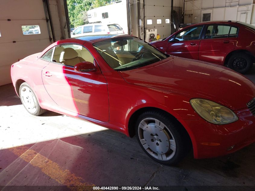 2002 Lexus Sc 430 VIN: JTHFN48Y720015108 Lot: 40442890