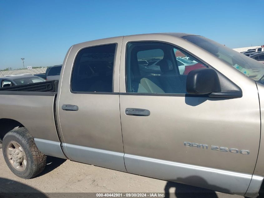 2003 Dodge Ram 2500 Slt/Laramie/St VIN: 3D7KA28653G747481 Lot: 40442901