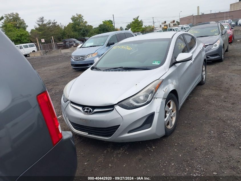 2014 Hyundai Elantra Se/Sport/Limited VIN: 5NPDH4AE2EH523915 Lot: 40442920