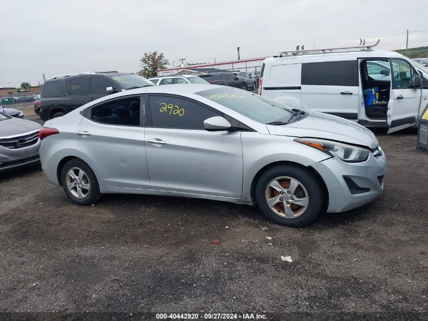 2014 Hyundai Elantra Se/Sport/Limited VIN: 5NPDH4AE2EH523915 Lot: 40442920