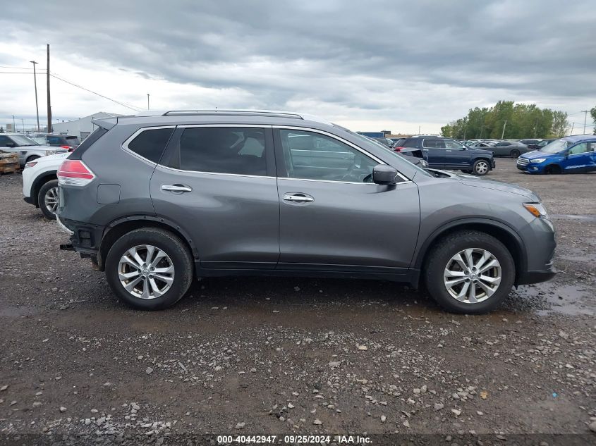 2016 Nissan Rogue Sv VIN: KNMAT2MV1GP614781 Lot: 40442947