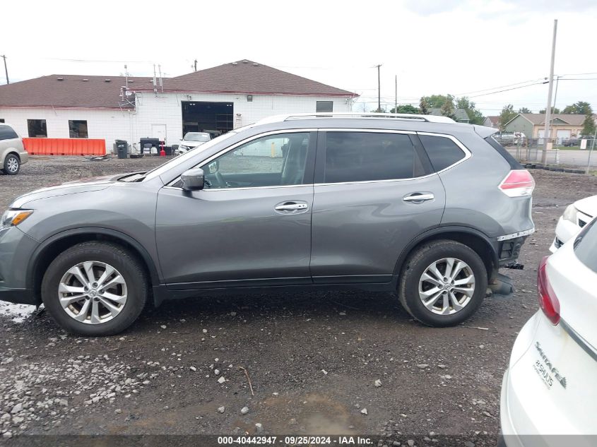 2016 Nissan Rogue Sv VIN: KNMAT2MV1GP614781 Lot: 40442947