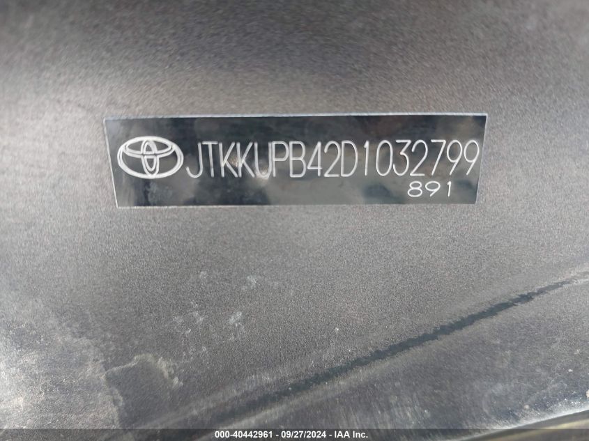 JTKKUPB42D1032799 2013 Scion Xd