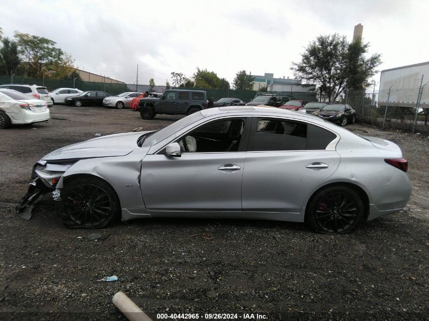 2019 Infiniti Q50 3.0T Luxe VIN: JN1EV7AR3KM559246 Lot: 40442965