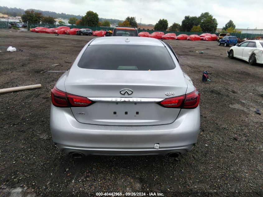 2019 Infiniti Q50 3.0T Luxe VIN: JN1EV7AR3KM559246 Lot: 40442965