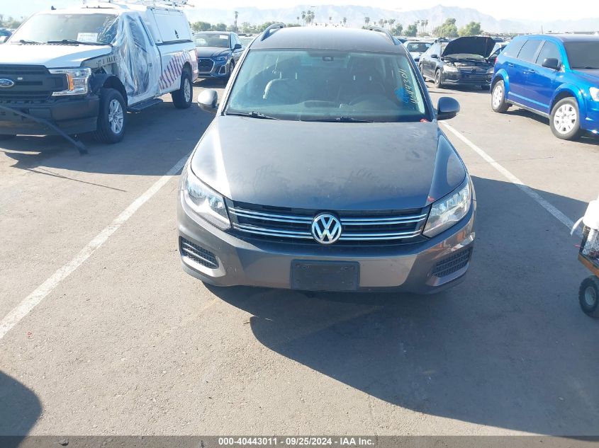 2016 Volkswagen Tiguan S VIN: WVGBV7AX9GW512471 Lot: 40443011