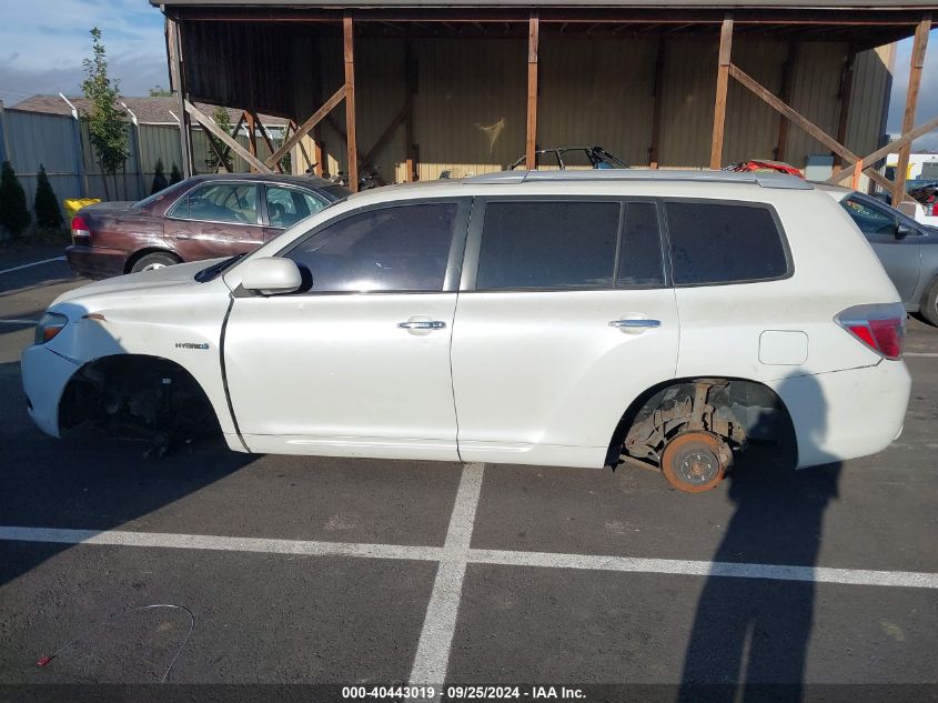 JTEEW44A582019461 2008 Toyota Highlander Hybrid Limited