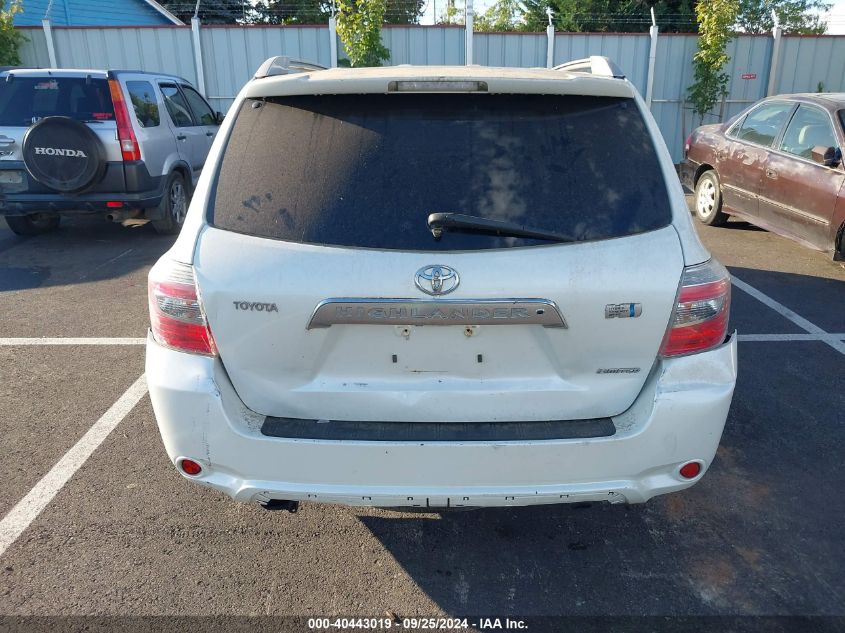 JTEEW44A582019461 2008 Toyota Highlander Hybrid Limited