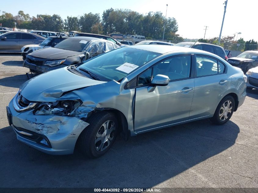 19XFB4F20DE201253 2013 Honda Civic Hybrid