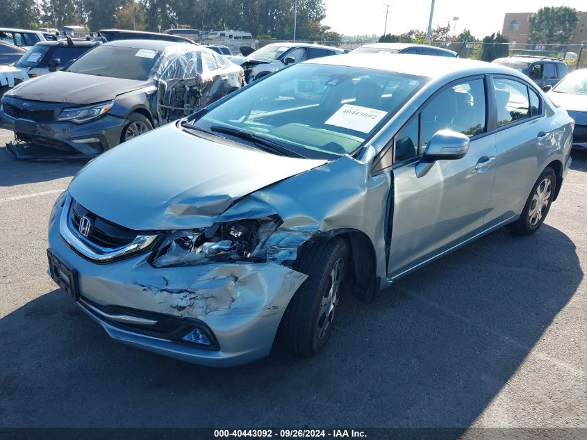 19XFB4F20DE201253 2013 Honda Civic Hybrid