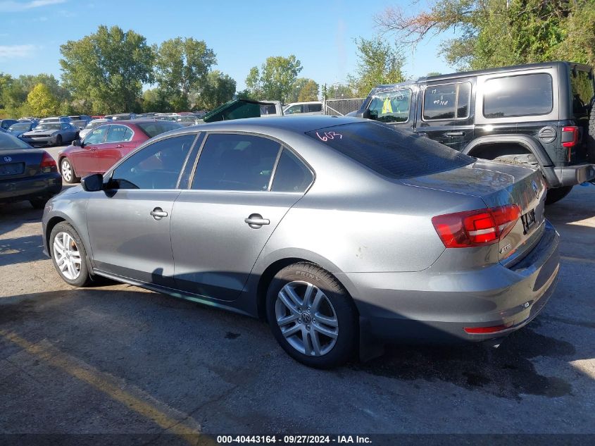 2017 Volkswagen Jetta 1.4T S VIN: 3VW2B7AJ8HM228255 Lot: 40443164