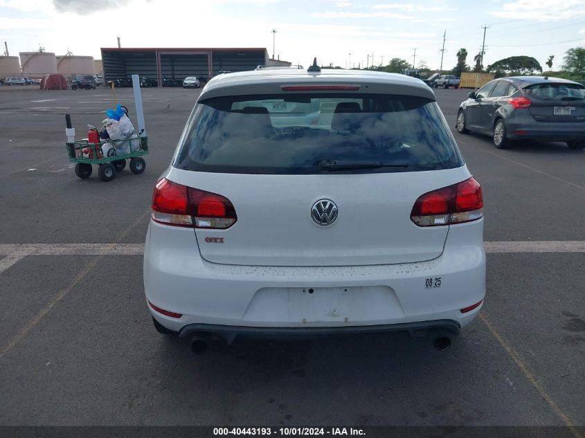 2013 Volkswagen Gti 4-Door VIN: WVWHD7AJ9DW004638 Lot: 40443193