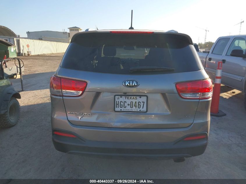 2016 Kia Sorento 3.3L Lx VIN: 5XYPG4A52GG157304 Lot: 40443337