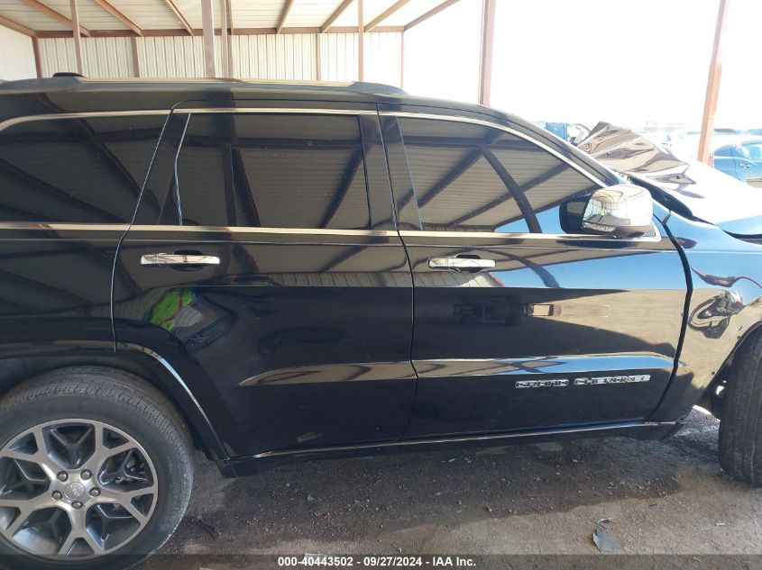 VIN 1C4RJECG7KC555703 2019 JEEP GRAND CHEROKEE OVERLAND 4X2