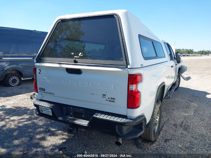 2021 Chevrolet Silverado 2500Hd 2Wd Long Bed Wt VIN: 1GC1WLE77MF111187 Lot: 40443518