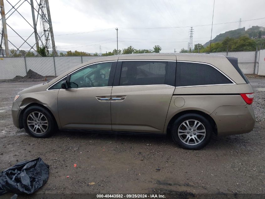 2011 Honda Odyssey Ex-L VIN: 5FNRL5H68BB017282 Lot: 40443582