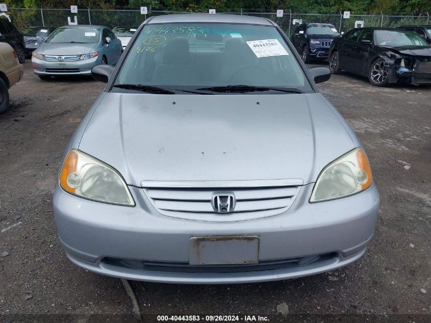 2003 Honda Civic Lx VIN: 1HGES15573L036959 Lot: 40443583