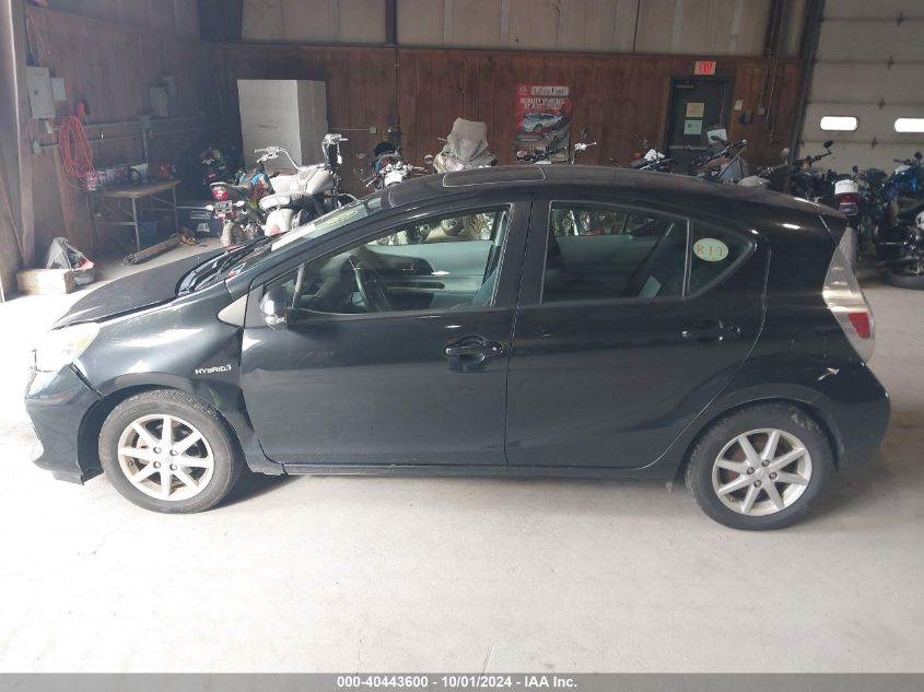 2014 Toyota Prius C Three VIN: JTDKDTB34E1070351 Lot: 40443600