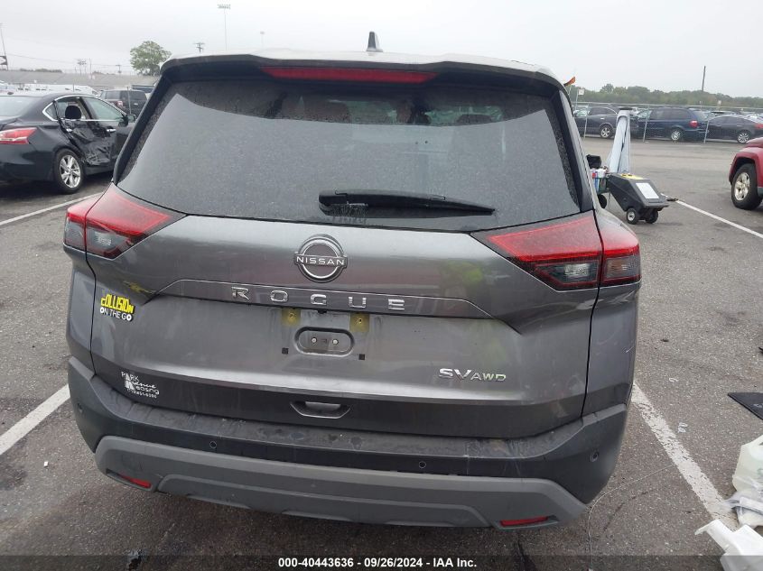 2023 Nissan Rogue Sv VIN: JN8BT3BB0PW476261 Lot: 40443636