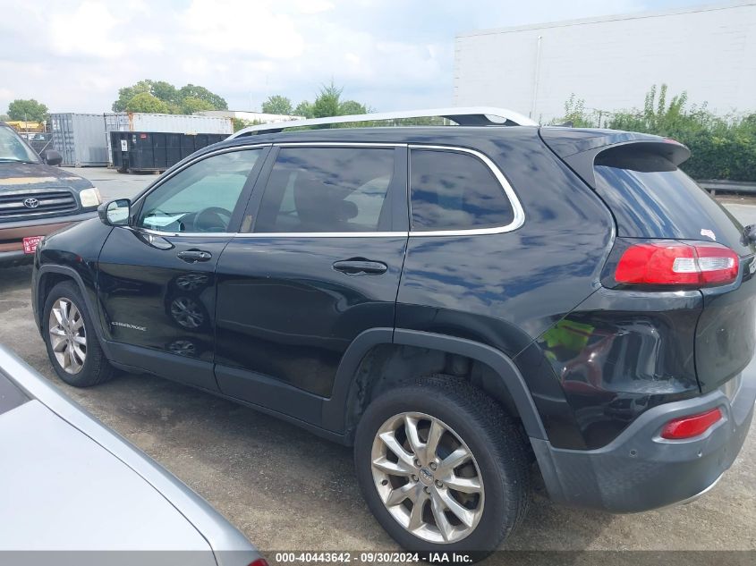 2014 Jeep Cherokee Limited VIN: 1C4PJLDS7EW185872 Lot: 40443642