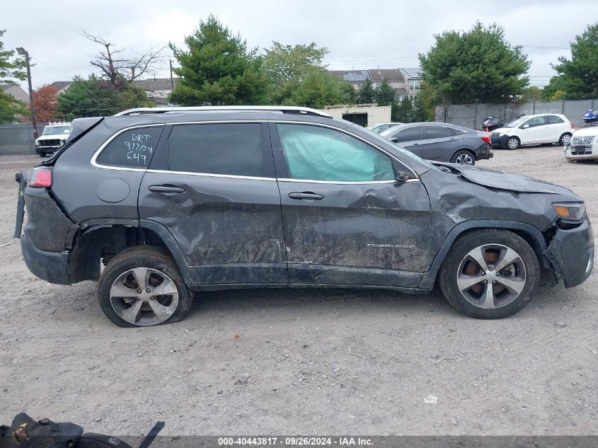 2019 Jeep Cherokee Limited Fwd VIN: 1C4PJLDB0KD433760 Lot: 40443817