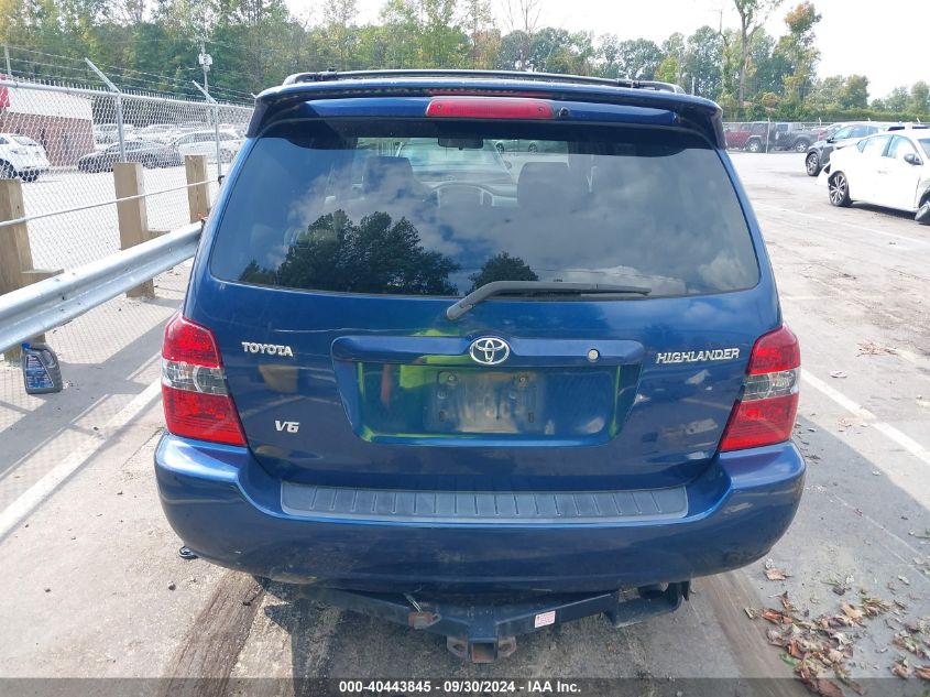 JTEGP21A170147995 2007 Toyota Highlander V6