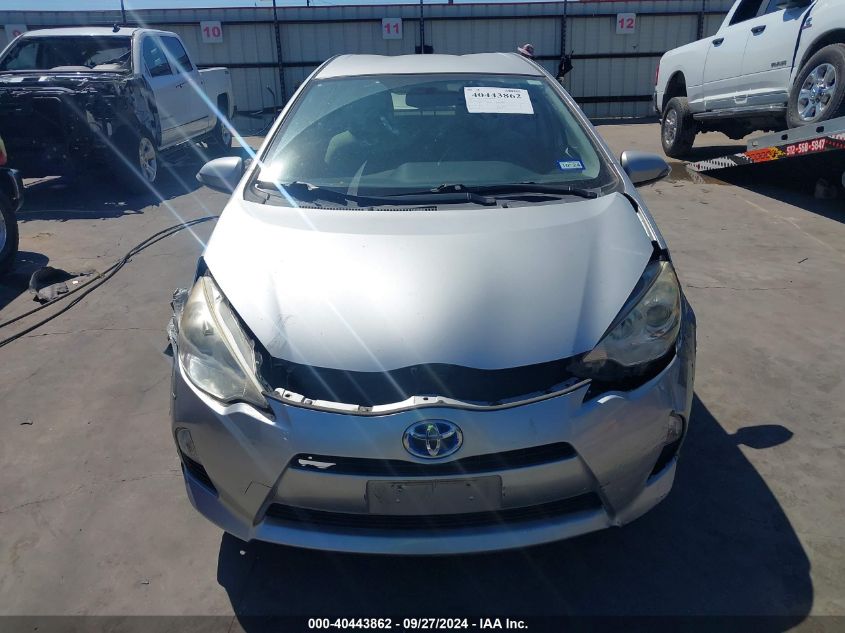 2013 Toyota Prius C One VIN: JTDKDTB38D1547393 Lot: 40443862