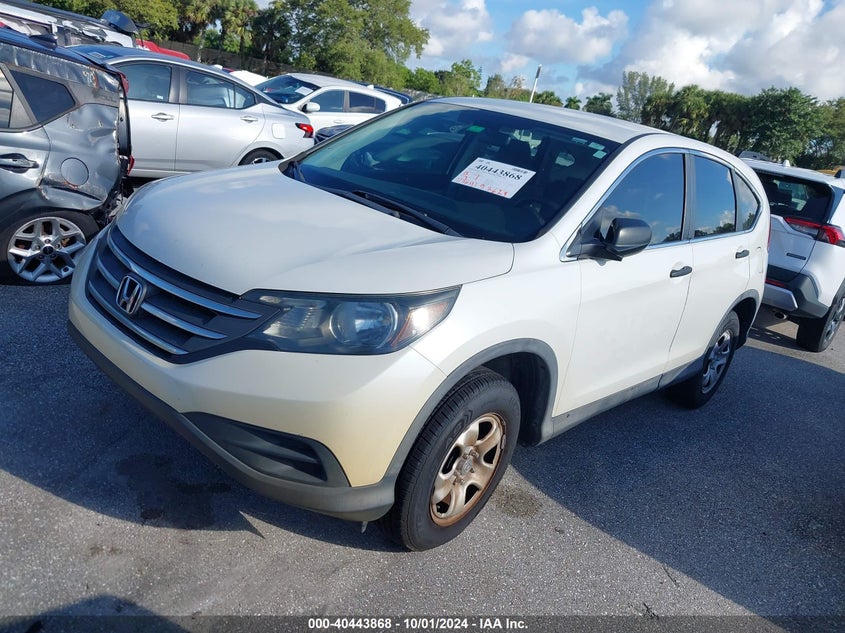 2013 Honda CR-V, All Over, IAAI, VIN 5J6RM3H31DL009204 — photo 2
