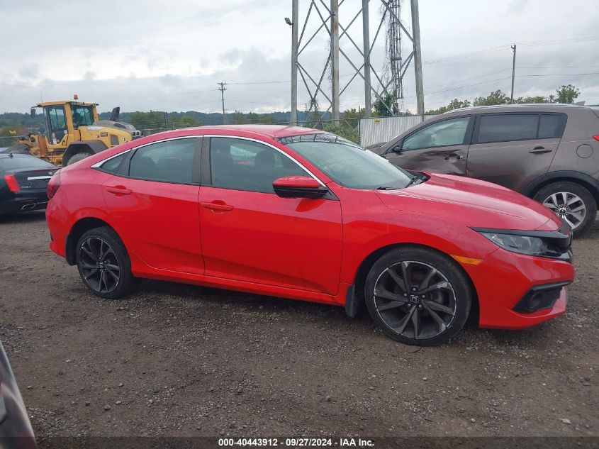 2020 Honda Civic Sport VIN: 2HGFC2F83LH555214 Lot: 40443912