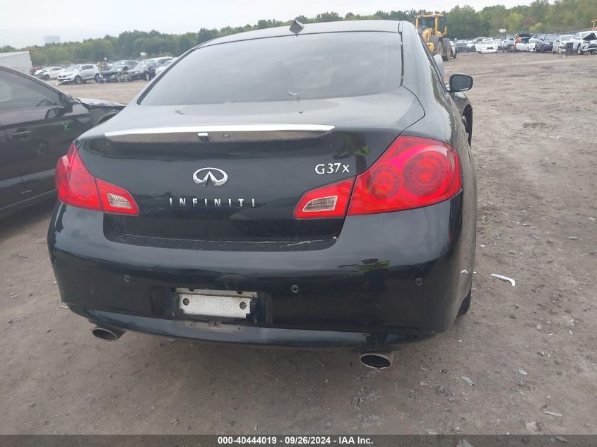 2013 Infiniti G37X VIN: JN1CV6AR0DM765659 Lot: 40444019