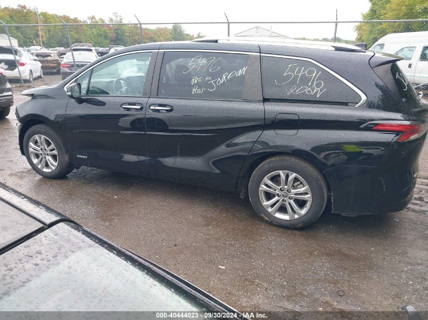 2021 Toyota Sienna Limited/Platinum VIN: 5TDESKFC8MS028998 Lot: 40444023