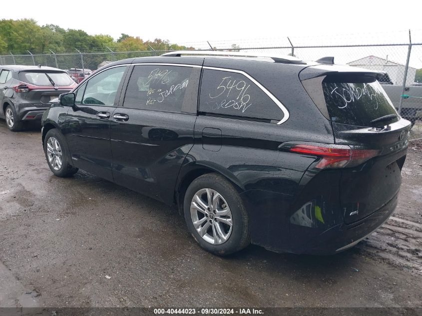 2021 Toyota Sienna Limited/Platinum VIN: 5TDESKFC8MS028998 Lot: 40444023