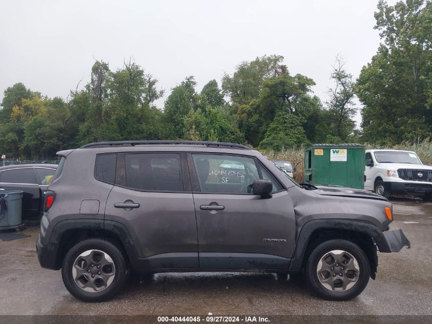 ZACCJBAB0JPH37197 2018 Jeep Renegade Sport 4X4