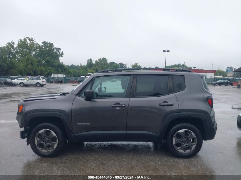 ZACCJBAB0JPH37197 2018 Jeep Renegade Sport 4X4