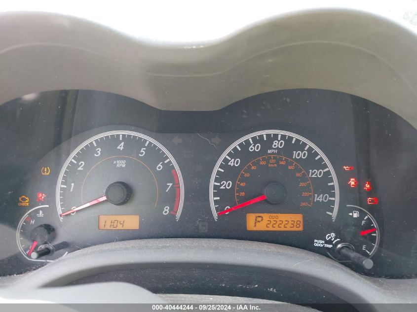 2009 Toyota Corolla Xle VIN: 1NXBU40E19Z037964 Lot: 40444244