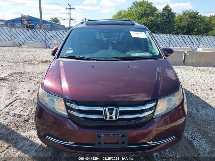 2014 Honda Odyssey Ex-L VIN: 5FNRL5H63EB021812 Lot: 40444294